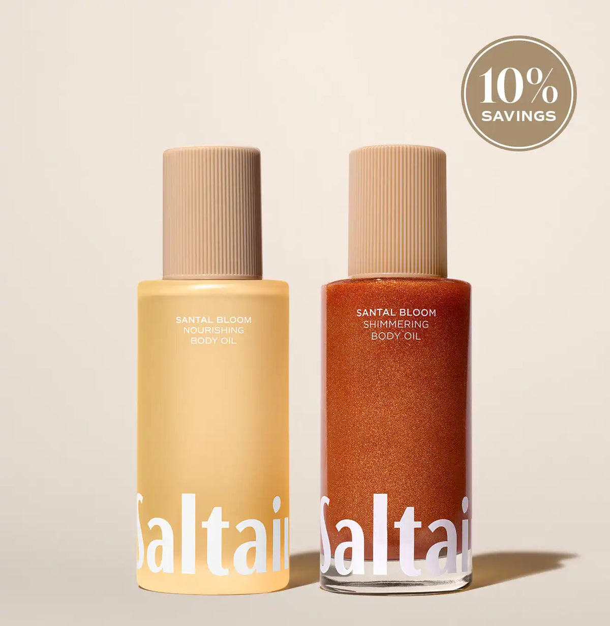 Santal Bloom Shimmer + Glow Body Oil Duo Main image